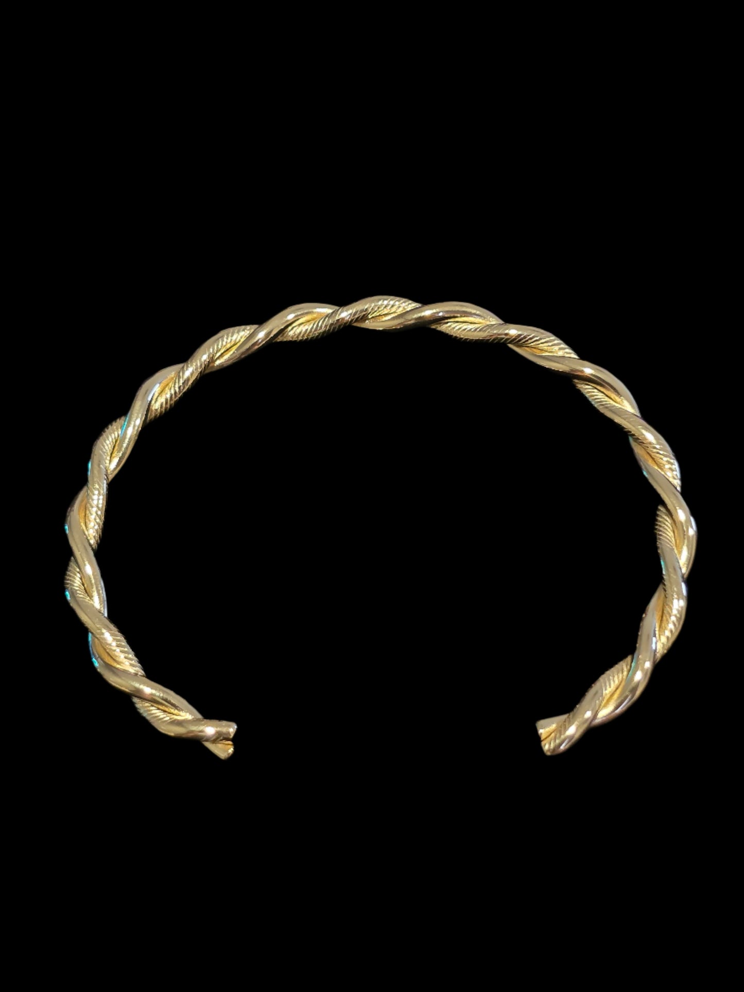 Twisted Cuff Bangle Sleek & Modern Design - Stainless Steel