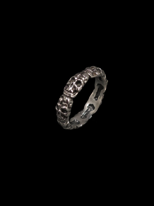 Eternal Skull Band – Stainless Steel Gothic Ring