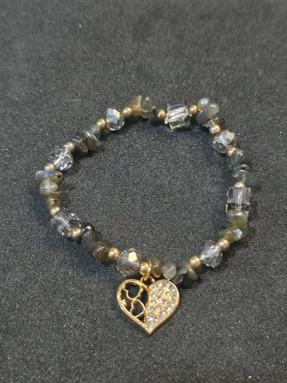 Handcrafted Crystal Charm Bracelets – Mixed Crystal Collection