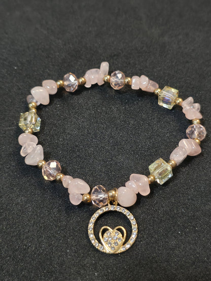 Handcrafted Crystal Charm Bracelets – Mixed Crystal Collection