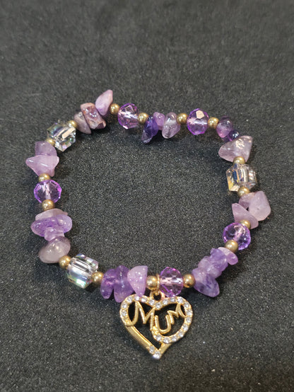 Handcrafted Crystal Charm Bracelets – Mixed Crystal Collection