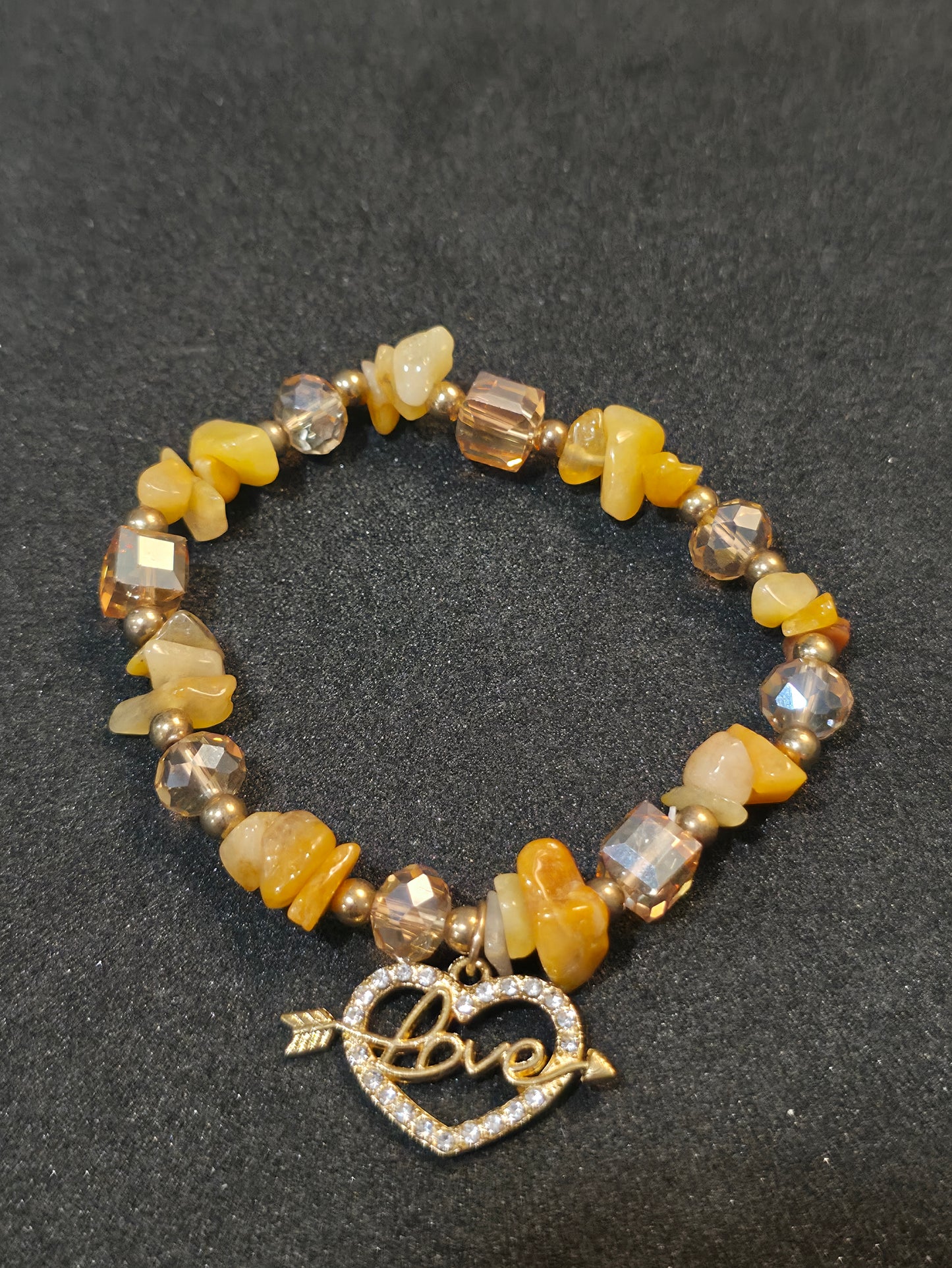 Handcrafted Crystal Charm Bracelets – Mixed Crystal Collection