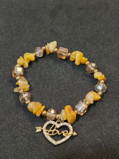Handcrafted Crystal Charm Bracelets – Mixed Crystal Collection
