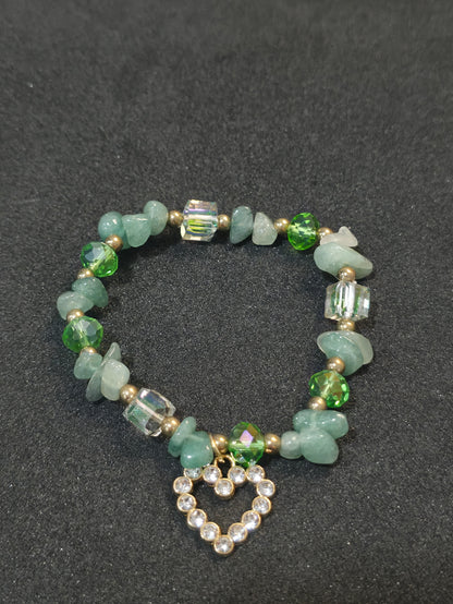 Handcrafted Crystal Charm Bracelets – Mixed Crystal Collection