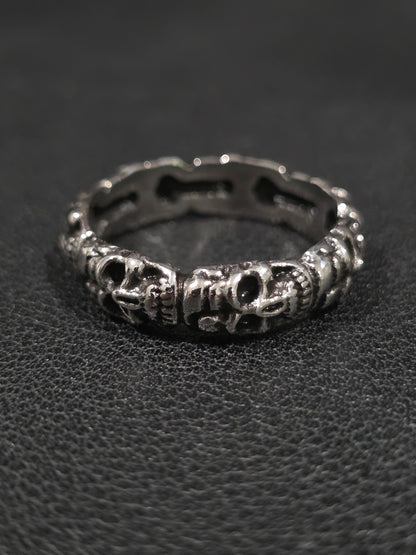 Eternal Skull Band – Stainless Steel Gothic Ring